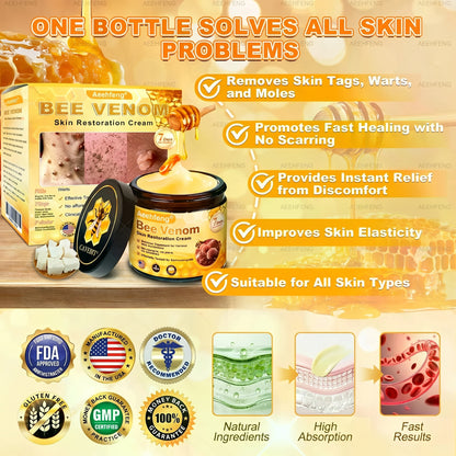 🔥 LAST DAY 80% OFF🔥 Aeehfeng® Bee Venom Skin Restoration Cream